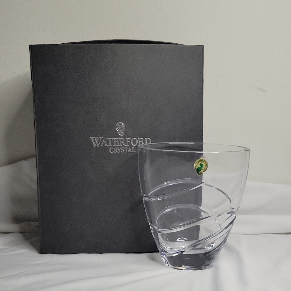 Waterford Crystal Ballet Ribbon Pocket Vase